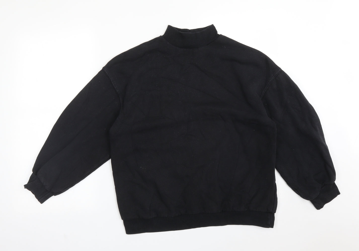 Bershka Womens Black   Pullover Sweatshirt Size S