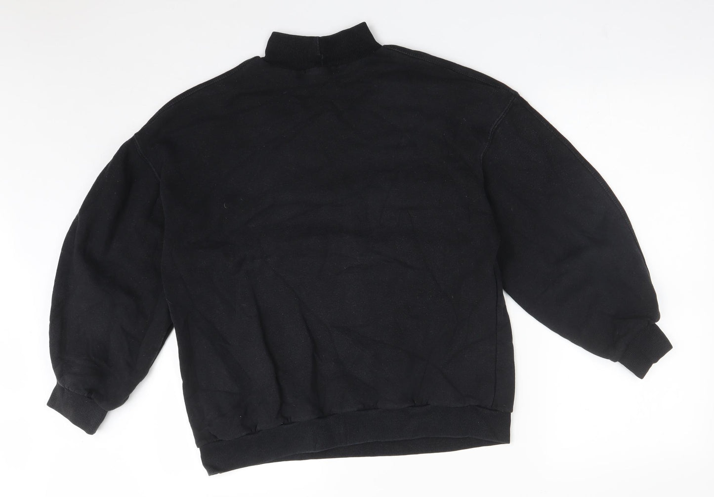 Bershka Womens Black   Pullover Sweatshirt Size S