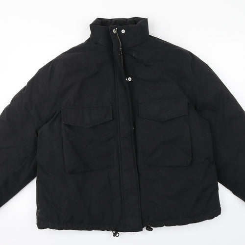 ASOS Womens Black   Puffer Jacket Jacket Size 10