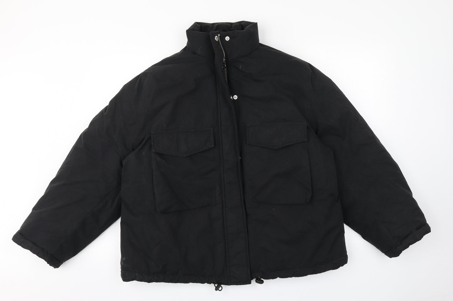 ASOS Womens Black   Puffer Jacket Jacket Size 10