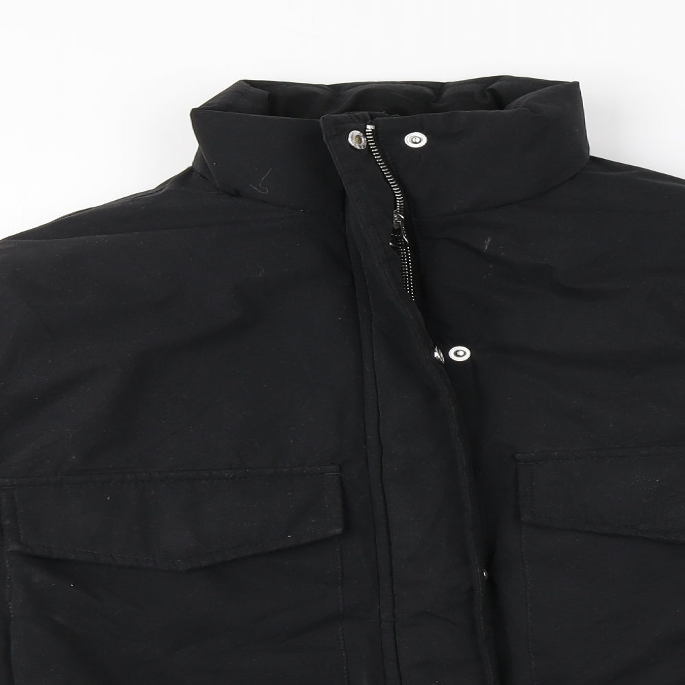 ASOS Womens Black   Puffer Jacket Jacket Size 10