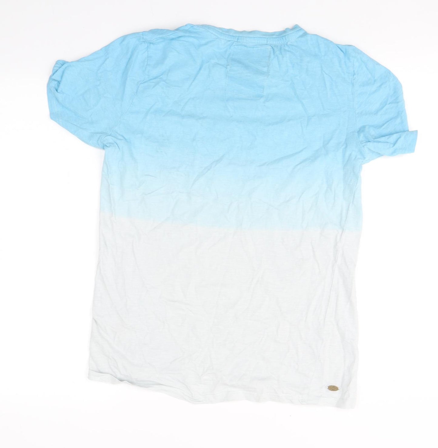 Tokyo Laundry Mens Blue  Cotton  T-Shirt Size S Round Neck