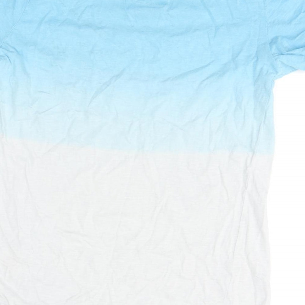 Tokyo Laundry Mens Blue  Cotton  T-Shirt Size S Round Neck