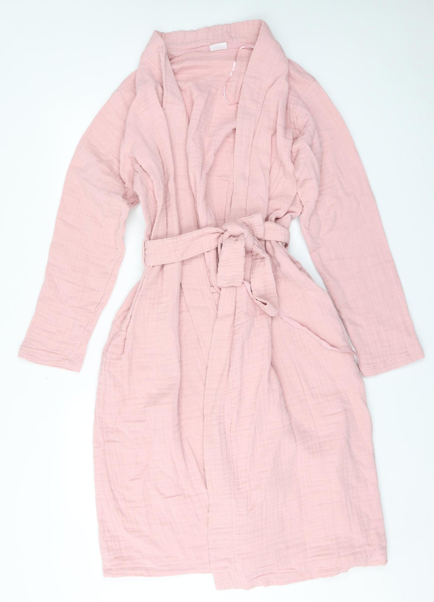 Damart Womens Pink Solid Cotton  Gown Size 10