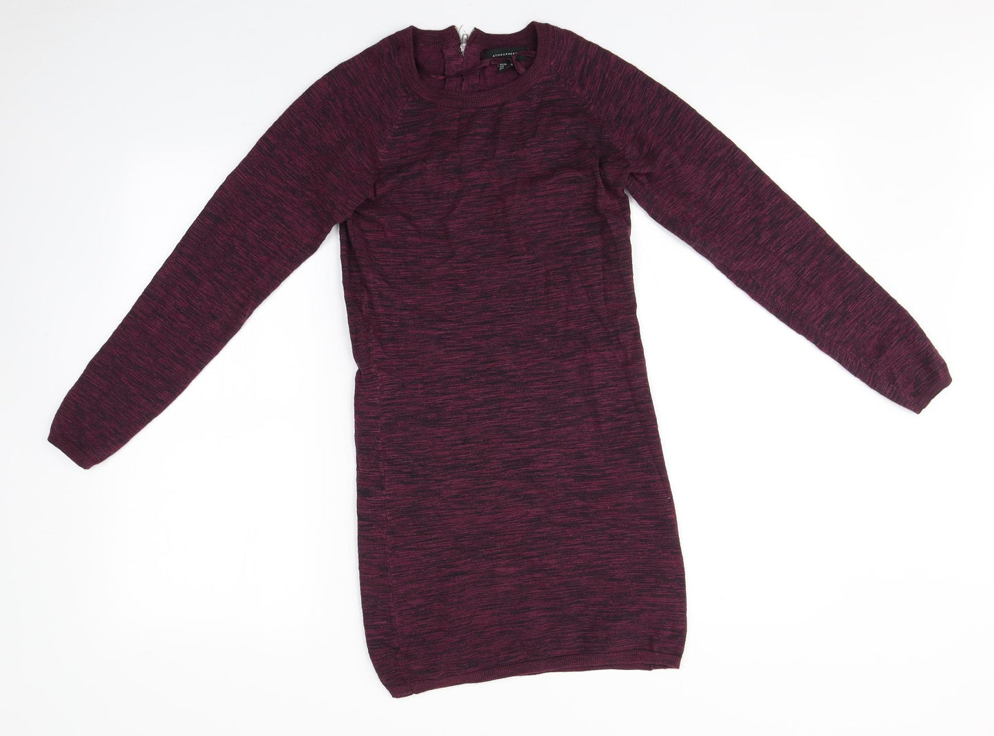Atmosphere Womens Red Round Neck  Viscose Pullover Jumper Size 12