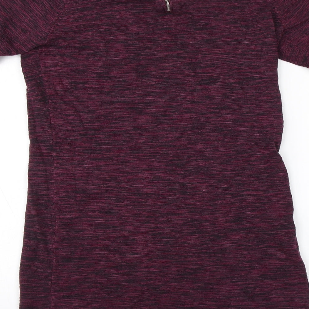 Atmosphere Womens Red Round Neck  Viscose Pullover Jumper Size 12