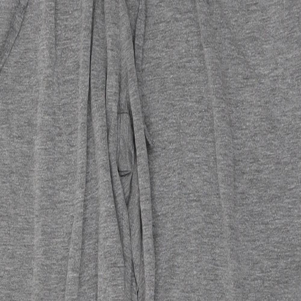 Primark Womens Grey Solid Polyester  Pyjama Pants Size 14