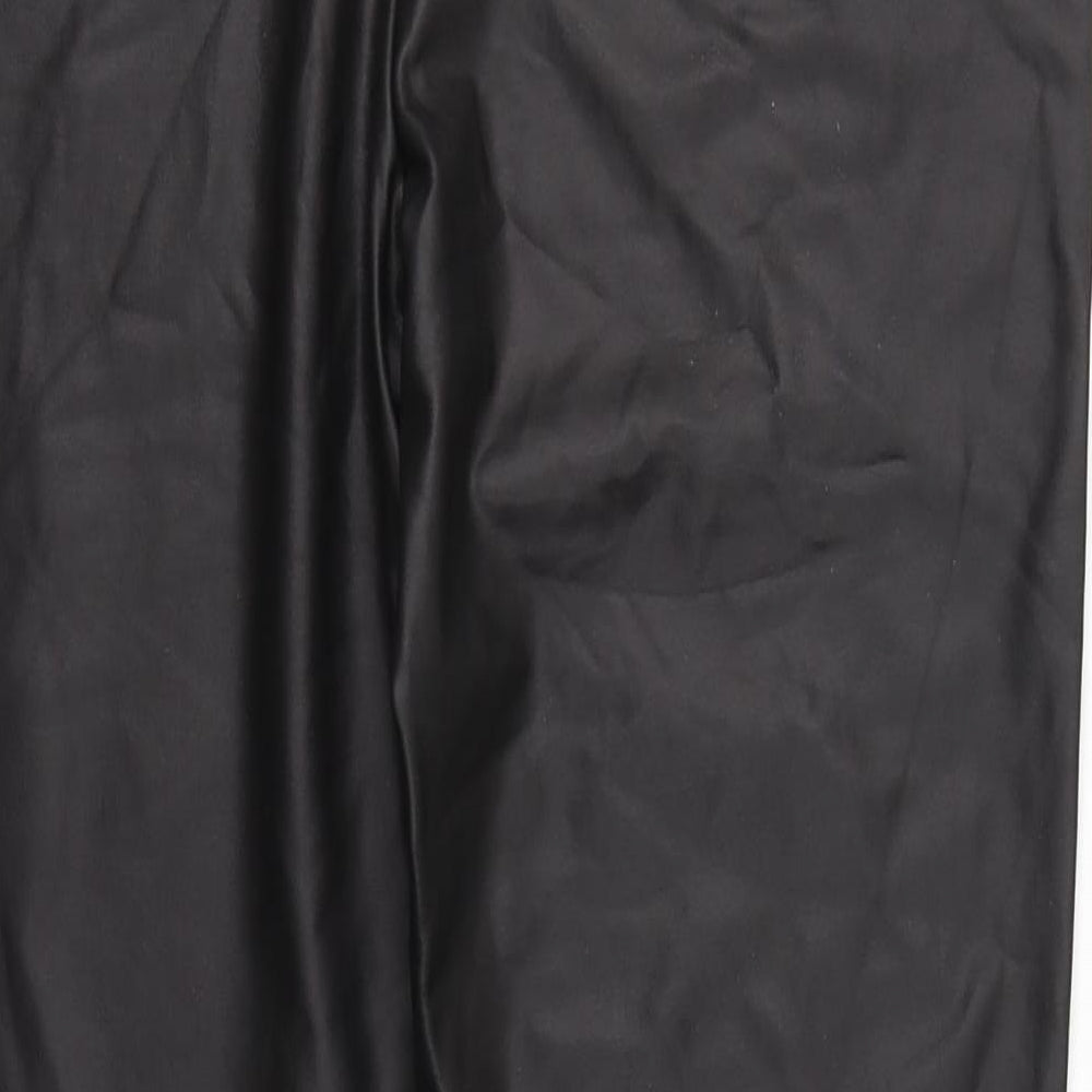 Lipsy Womens Black  Polyester Jegging Leggings Size 12 L25 in