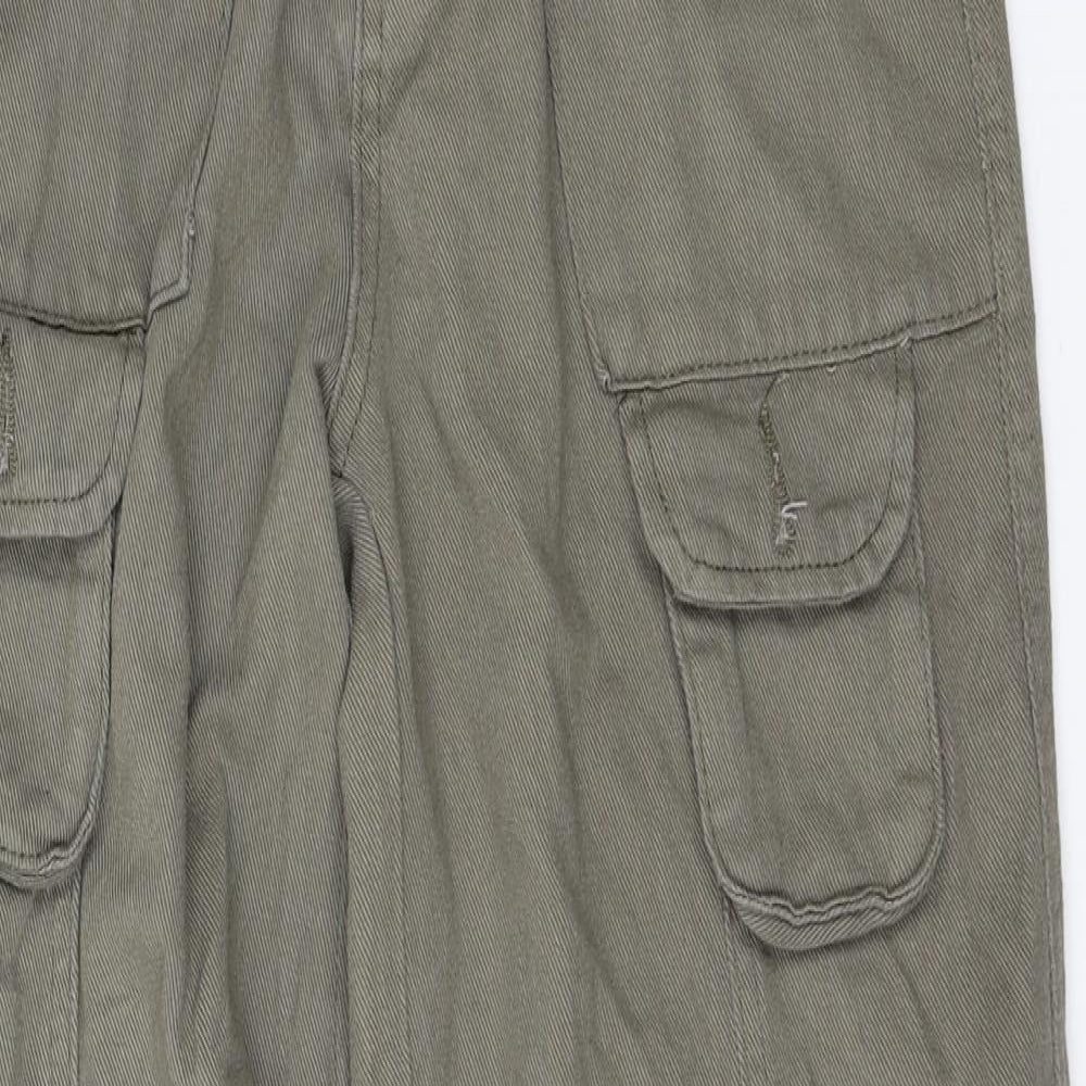 Preworn Womens Green  Cotton Trousers  Size M L29 in Regular