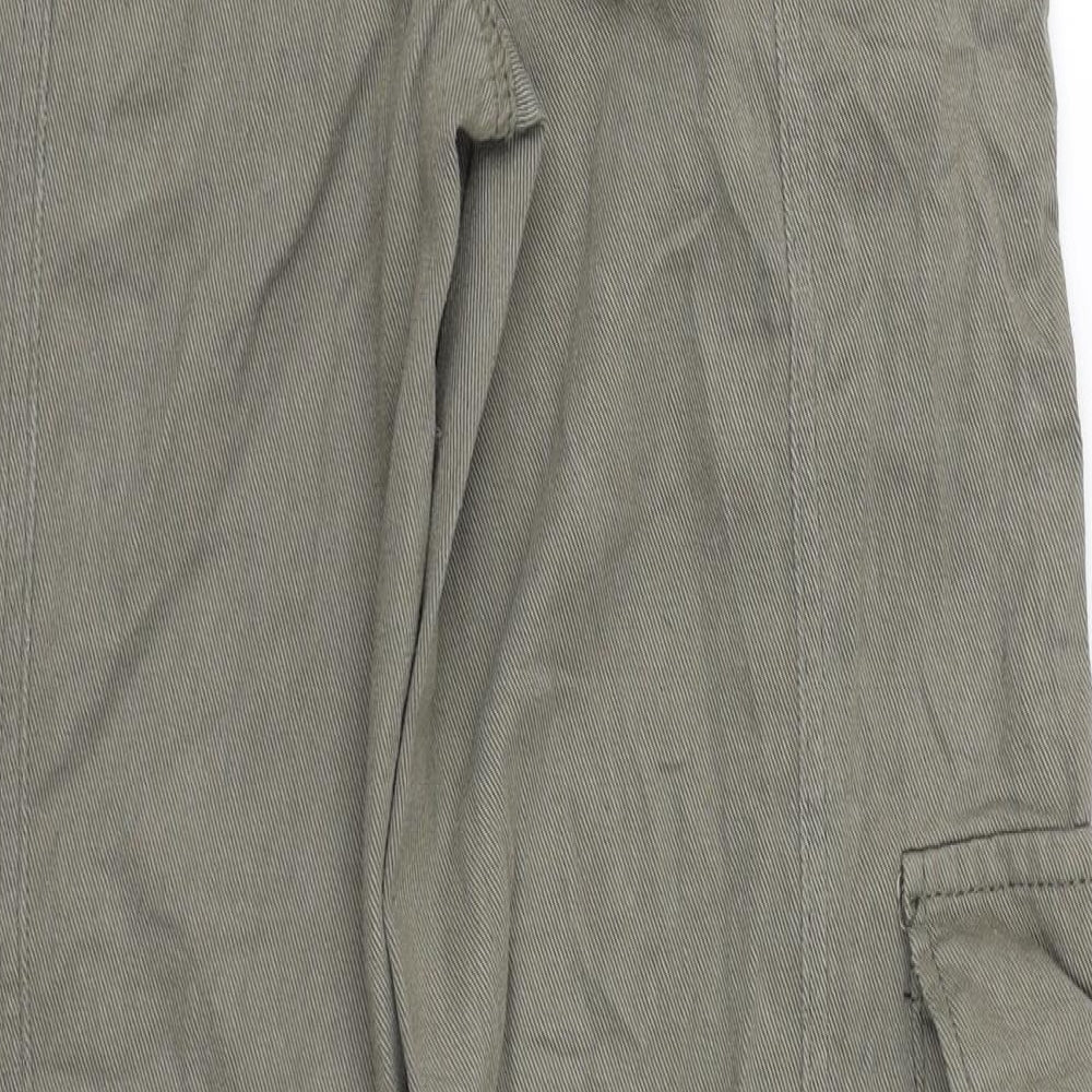 Preworn Womens Green  Cotton Trousers  Size M L29 in Regular
