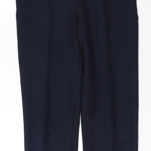 Papaya Womens Blue  Polyester Trousers  Size 10 L29 in Regular