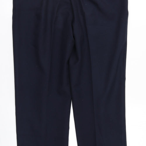 Papaya Womens Blue  Polyester Trousers  Size 10 L29 in Regular