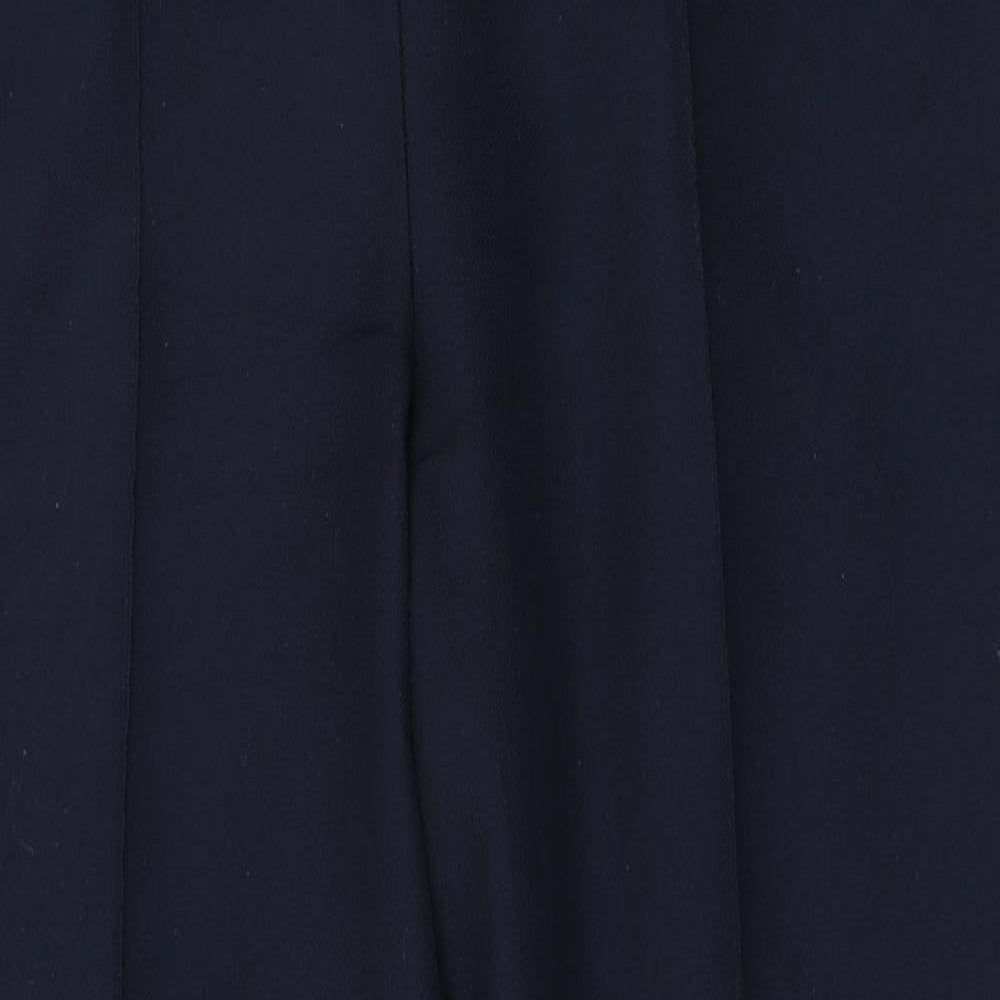 Papaya Womens Blue  Polyester Trousers  Size 10 L29 in Regular