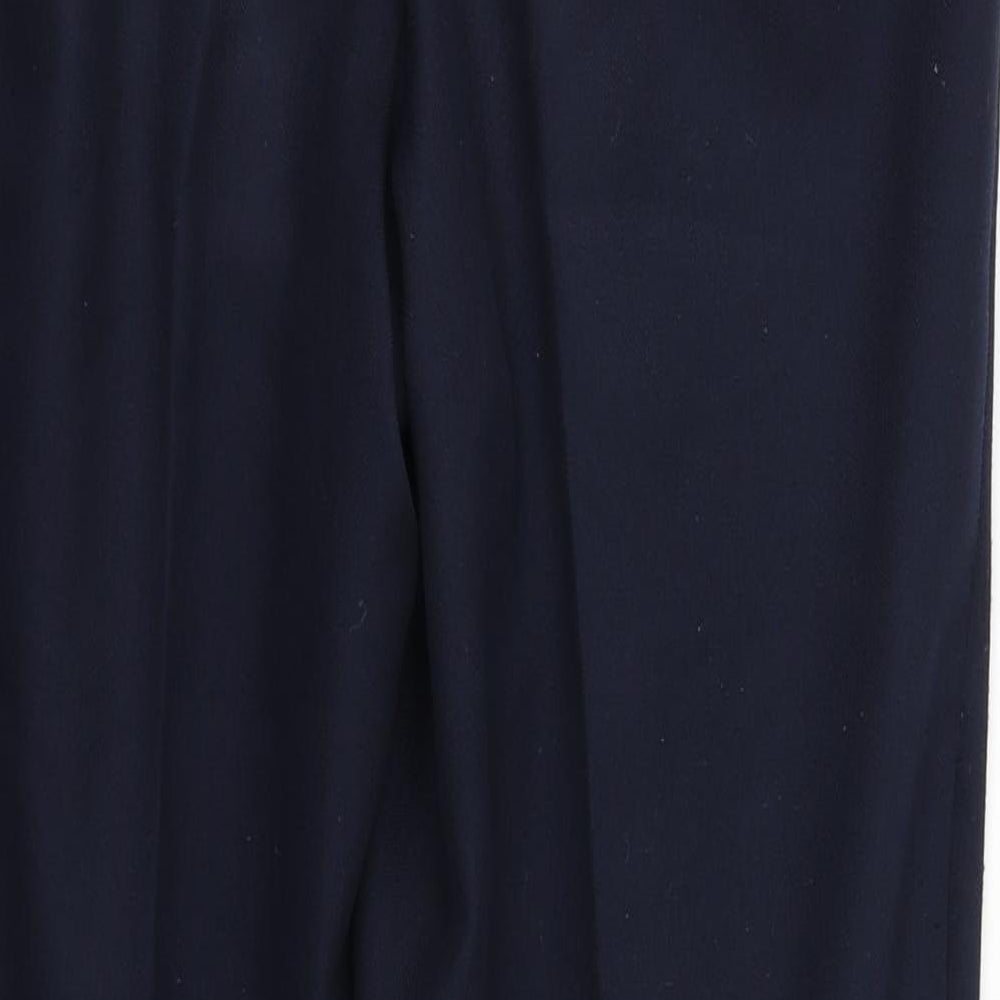 Papaya Womens Blue  Polyester Trousers  Size 10 L29 in Regular