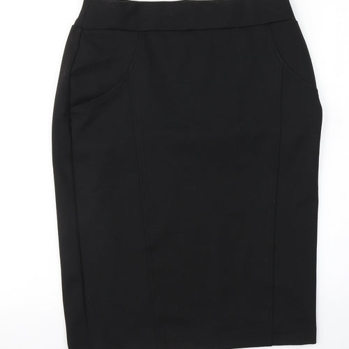 Savoir Womens Brown  Polyester Straight & Pencil Skirt Size 14