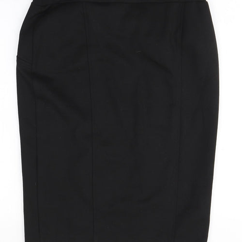 Savoir Womens Brown  Polyester Straight & Pencil Skirt Size 14