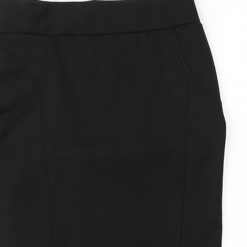 Savoir Womens Brown  Polyester Straight & Pencil Skirt Size 14