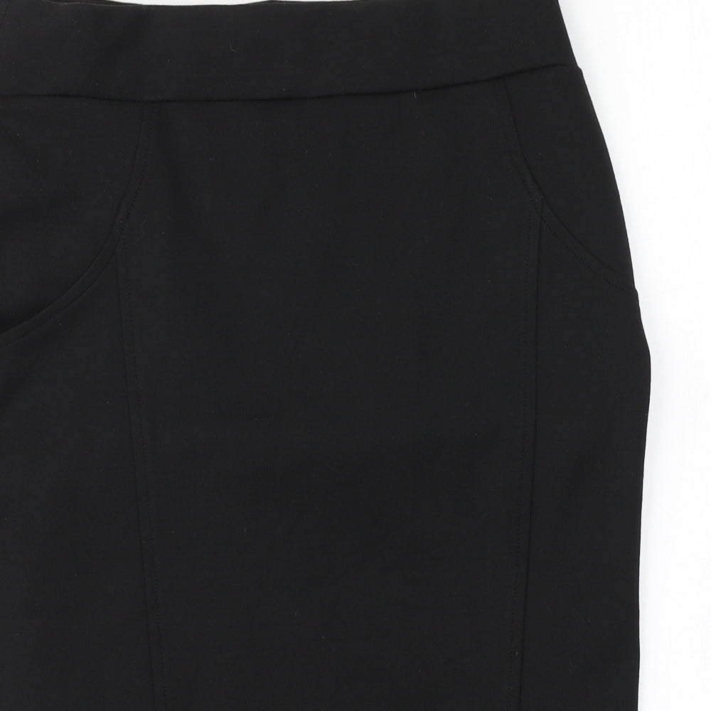 Savoir Womens Brown  Polyester Straight & Pencil Skirt Size 14