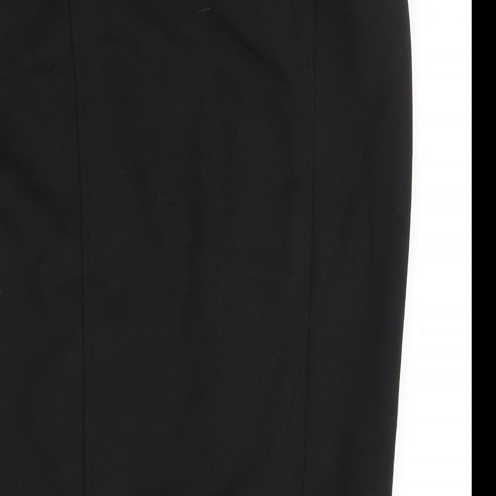 Savoir Womens Brown  Polyester Straight & Pencil Skirt Size 14