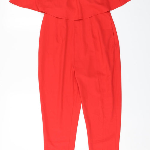 Very Womens Red  Polyester Jumpsuit Outfit/Set Size 8 L25 in