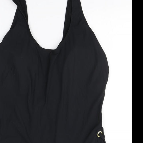 Preworn Womens Black   Leotard One-Piece