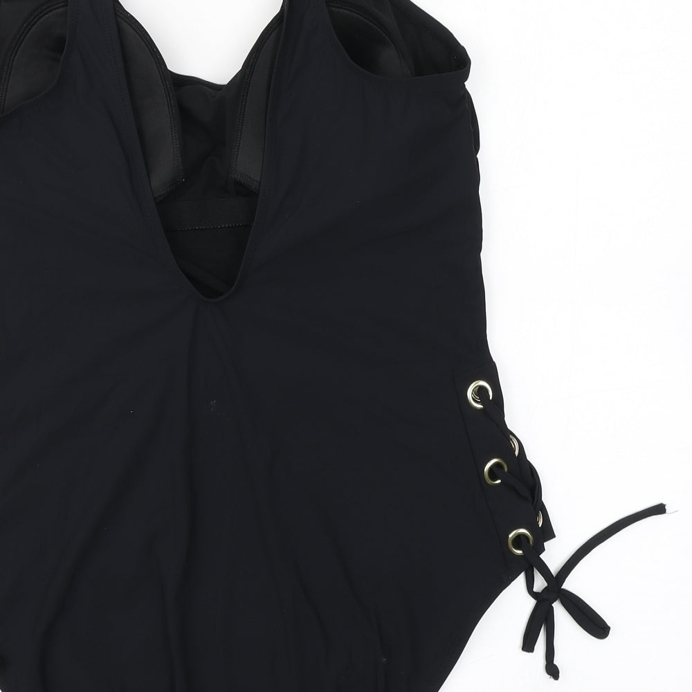 Preworn Womens Black   Leotard One-Piece