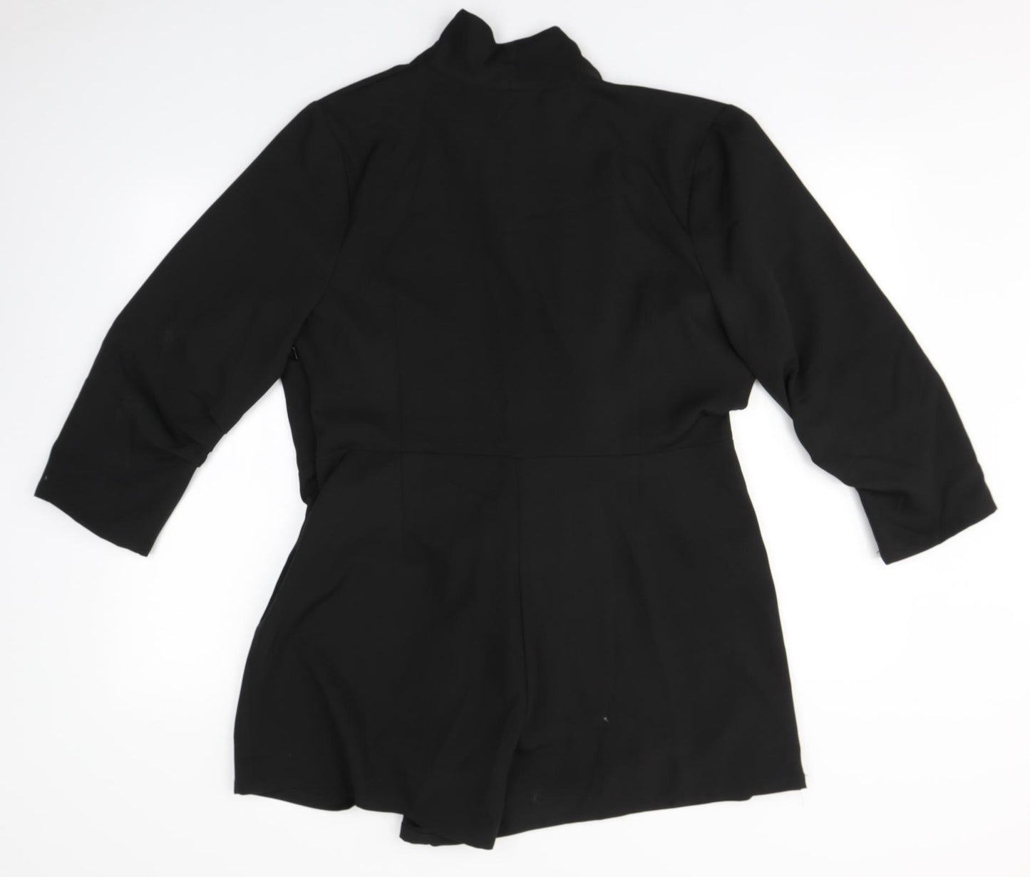 Preworn Womens Black   Overcoat Coat