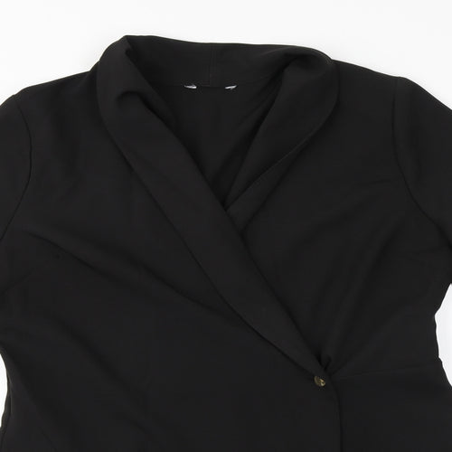 Preworn Womens Black   Overcoat Coat