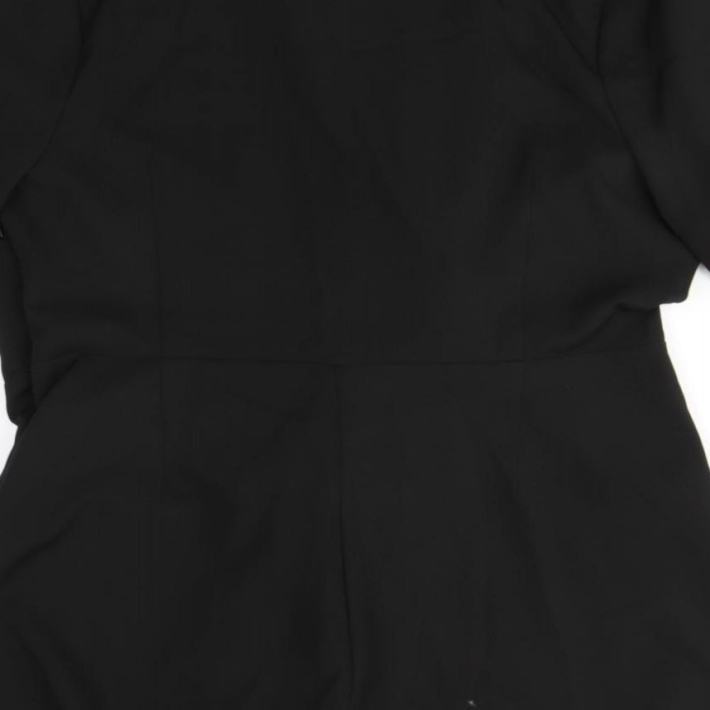 Preworn Womens Black   Overcoat Coat