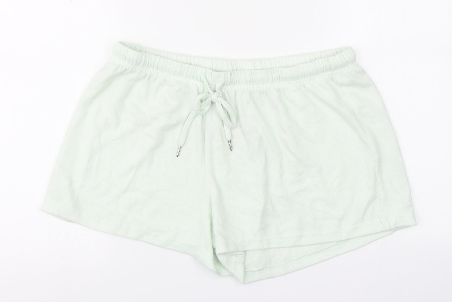 Primark Womens Ivory  Polyester Sweat Shorts Size 10  Regular