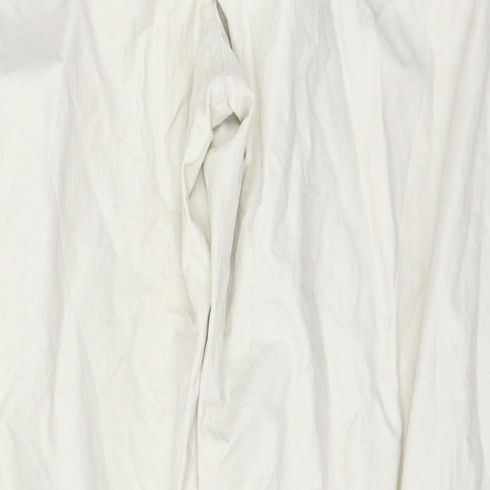 le coq sportif Mens Beige  Cotton Cargo Trousers Size L L29 in Regular