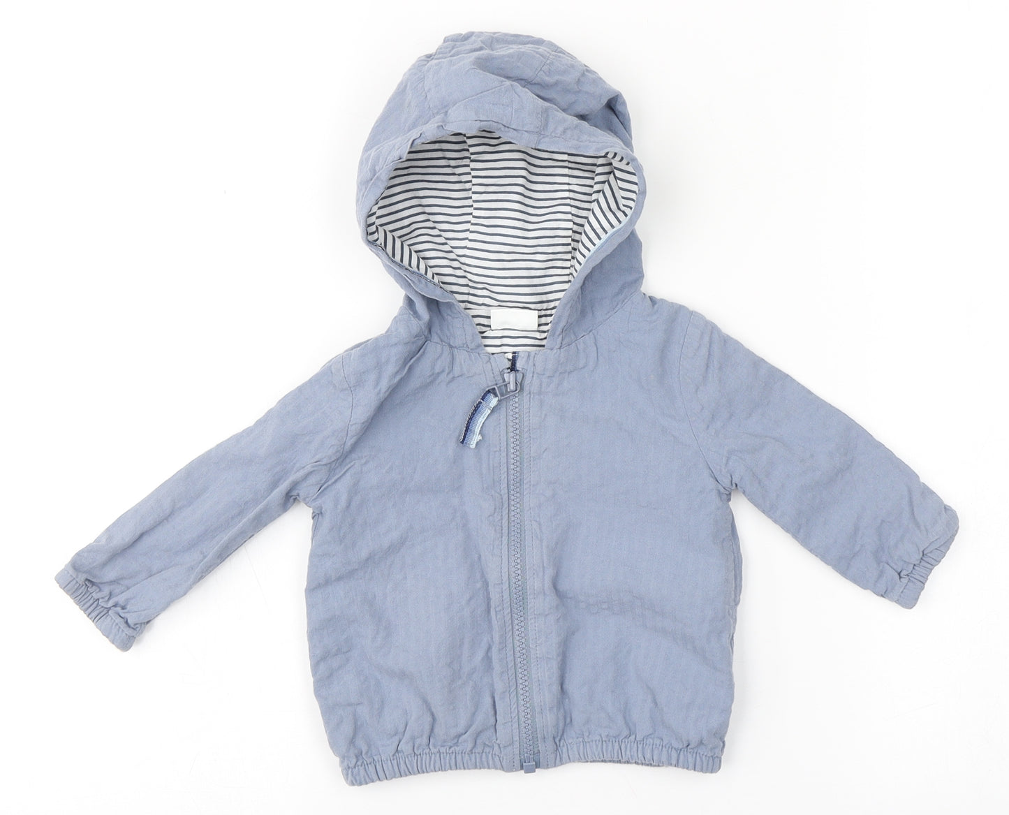 NEXT Baby Blue   Overcoat Coat Size 6-9 Months
