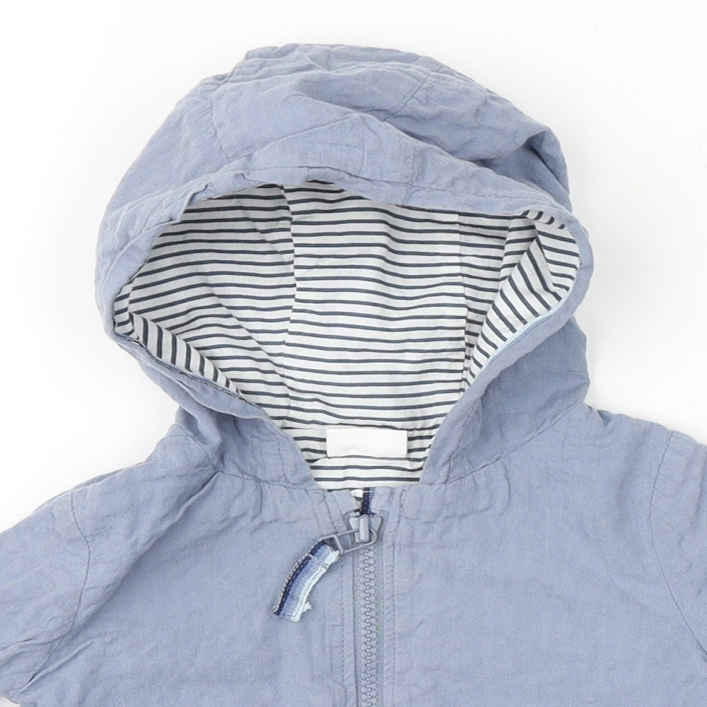 NEXT Baby Blue   Overcoat Coat Size 6-9 Months