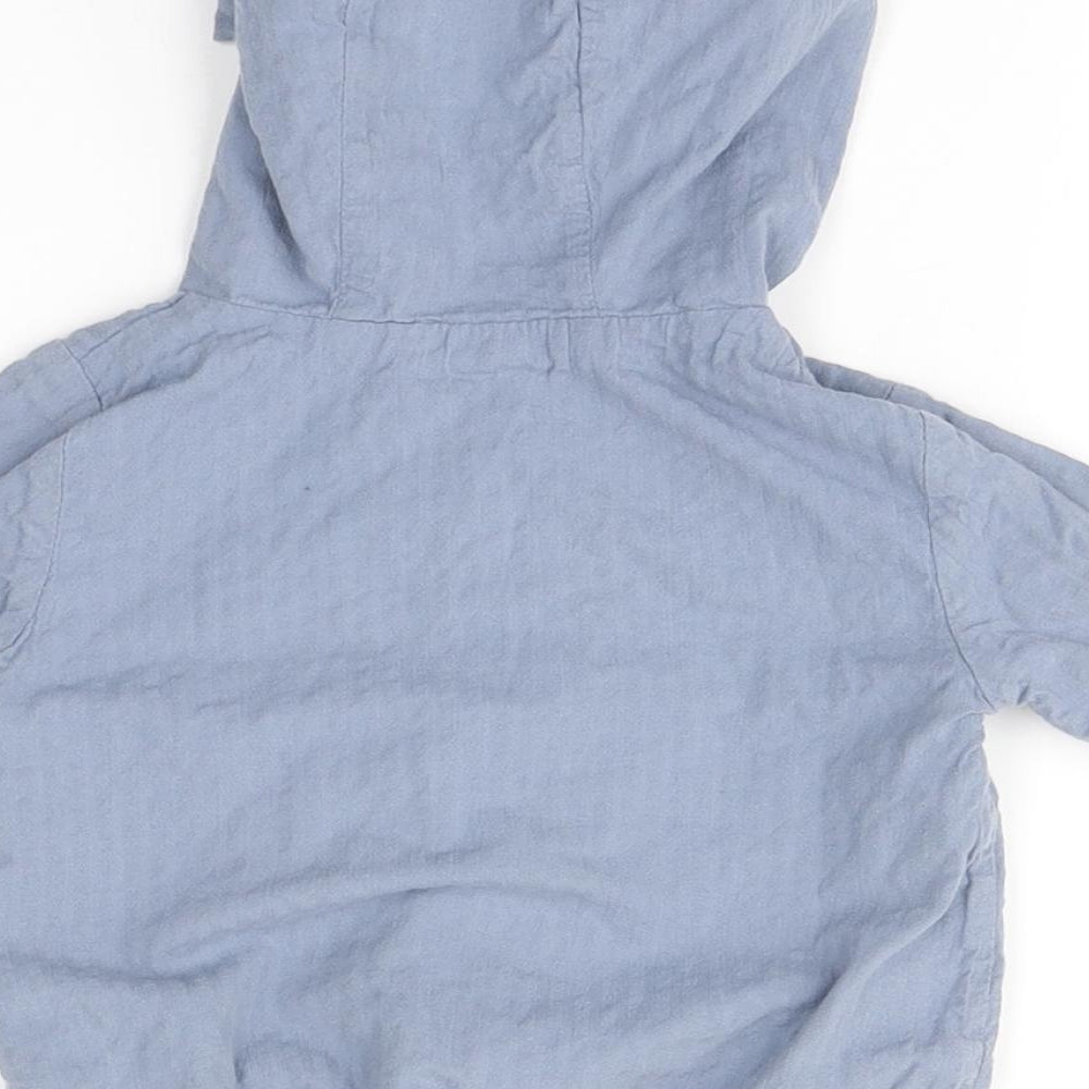NEXT Baby Blue   Overcoat Coat Size 6-9 Months