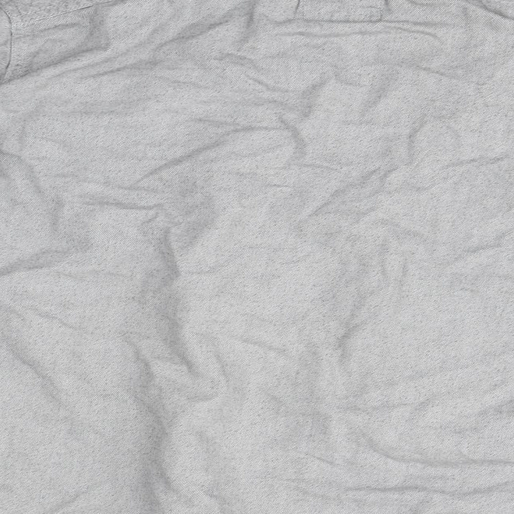 G-Star Womens Grey  Cotton Basic Button-Up Size L Collared