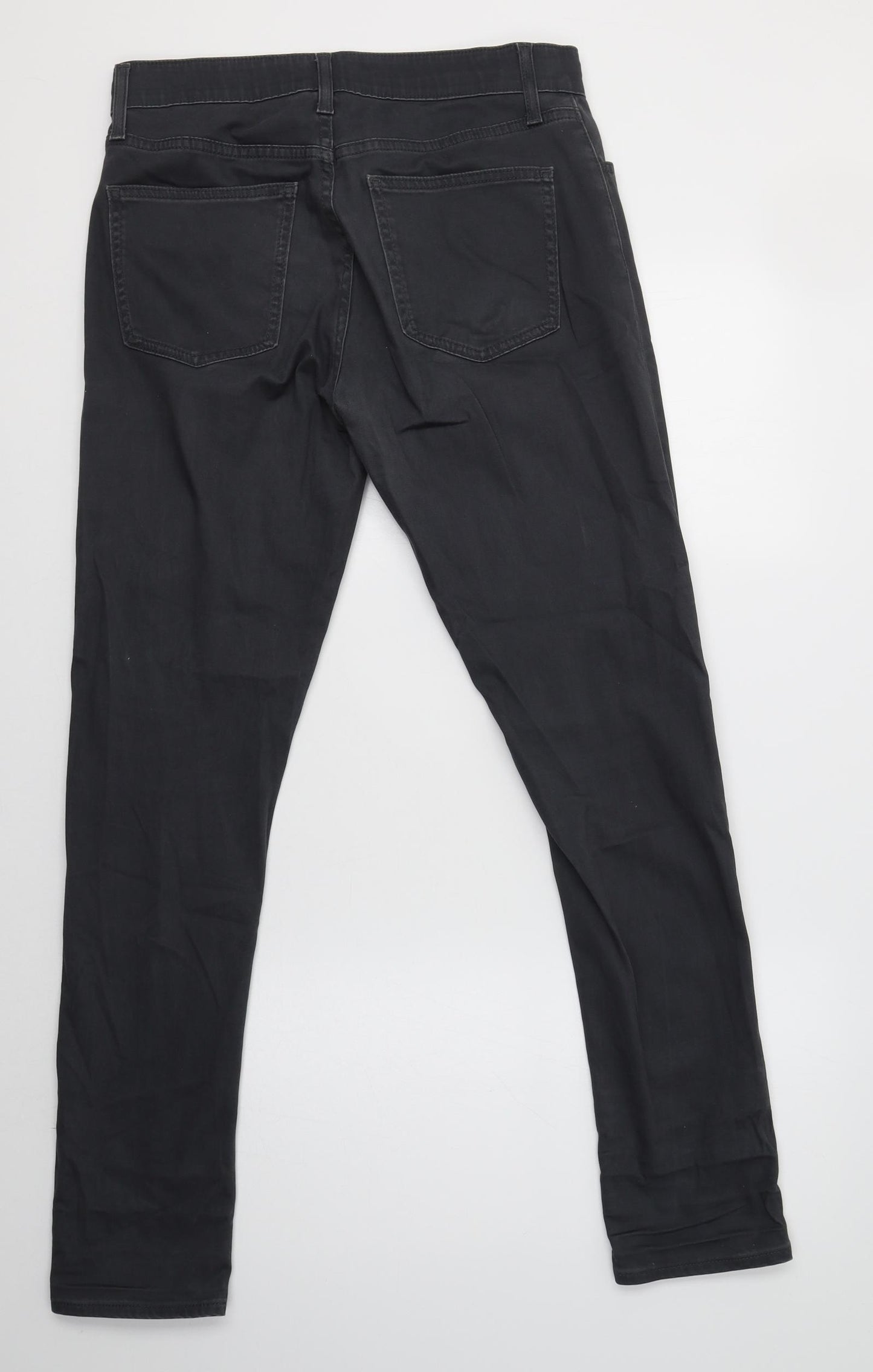 Uniqlo Mens Grey  Cotton Straight Jeans Size S L31 in Regular