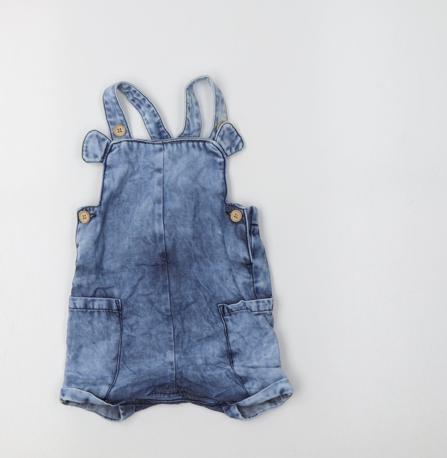 NEXT Baby Blue  Cotton Romper One-Piece Size 3-6 Months