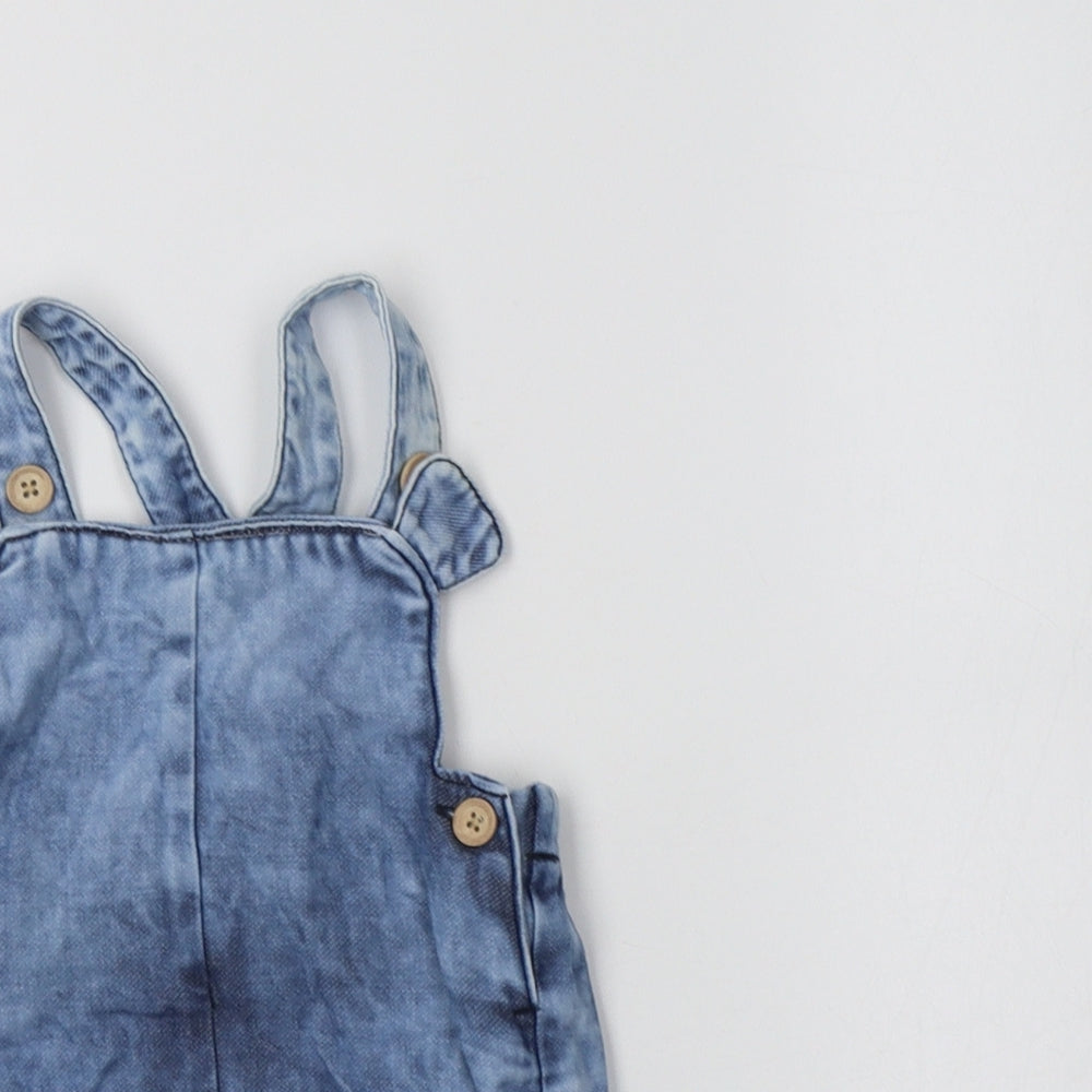NEXT Baby Blue  Cotton Romper One-Piece Size 3-6 Months