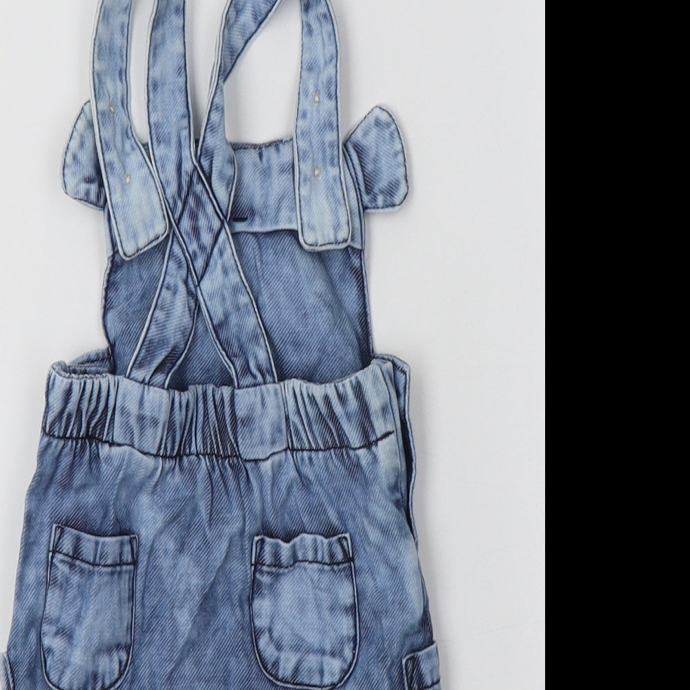 NEXT Baby Blue  Cotton Romper One-Piece Size 3-6 Months
