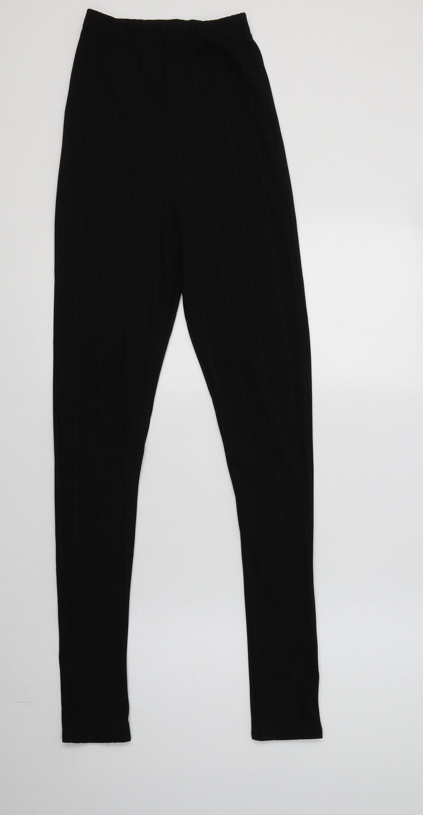 Preworn Womens Black  Polyester Jegging Leggings Size S L33 in