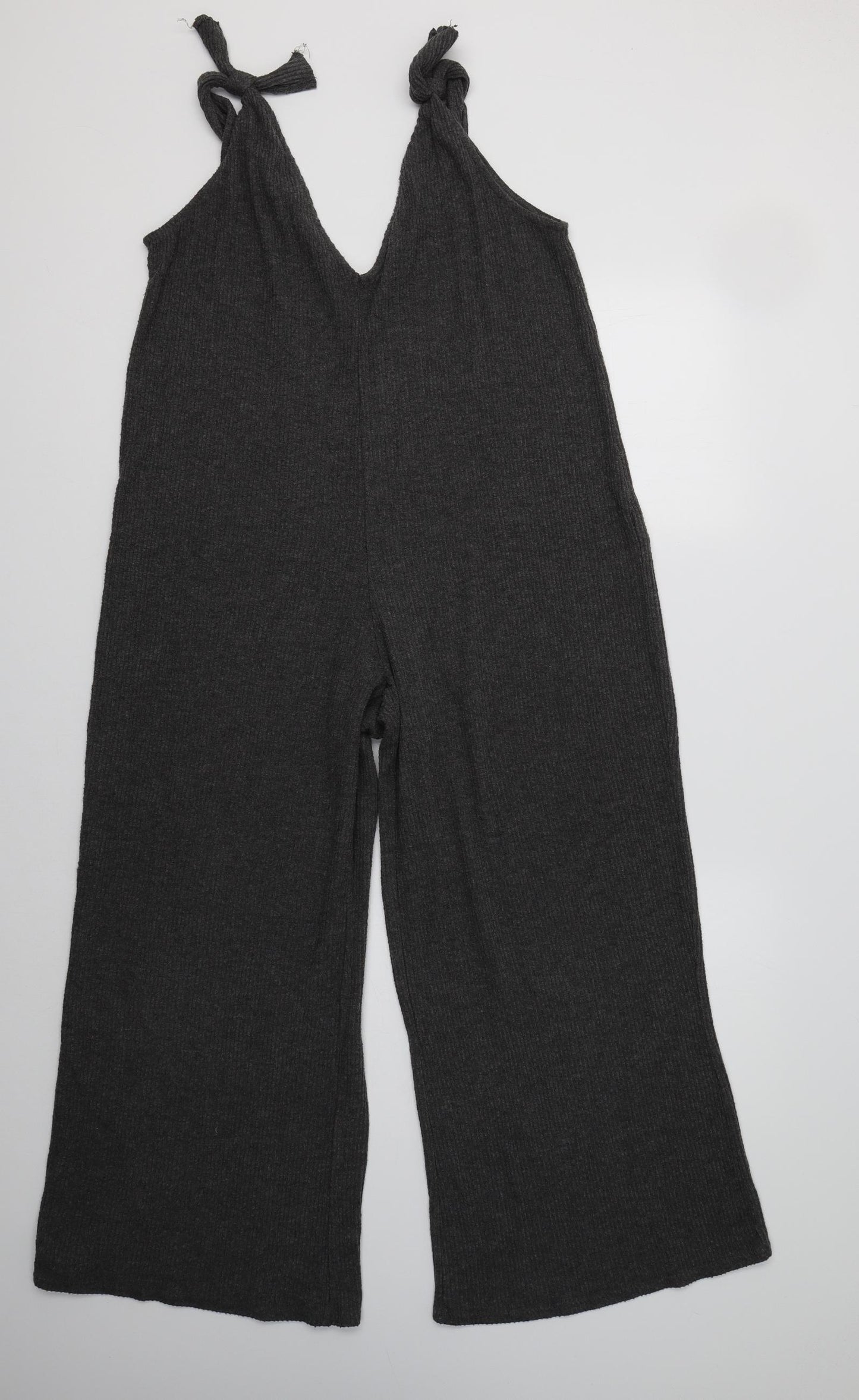 New Look Womens Grey  Polyester Jumpsuit One-Piece Size S