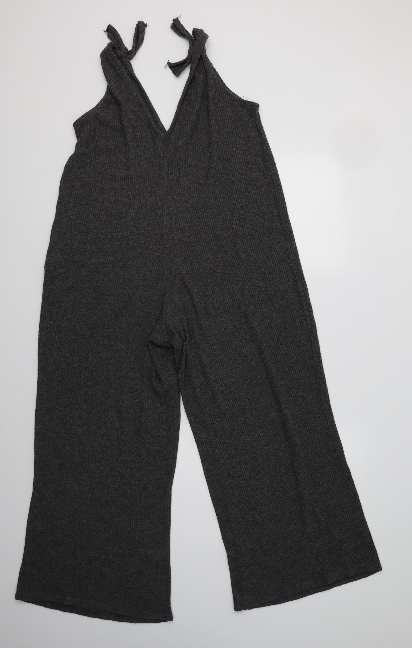 New Look Womens Grey  Polyester Jumpsuit One-Piece Size S