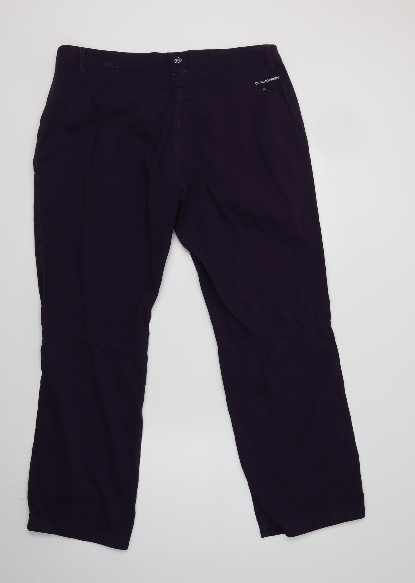 Craghoppers Womens Purple  Polyamide Trousers  Size 16 L30 in Regular