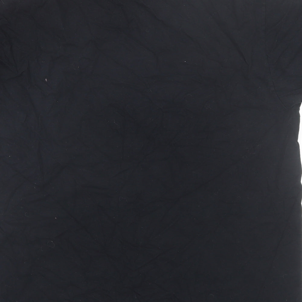 Port & Company Mens Black  Cotton  T-Shirt Size XL Round Neck  - Halloween