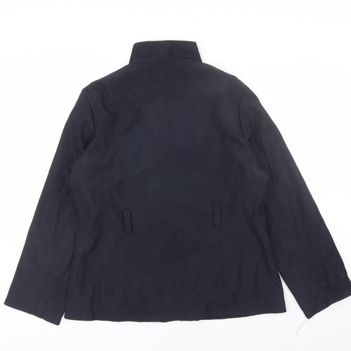 Mistwan Womens Blue   Windbreaker Jacket Size XL