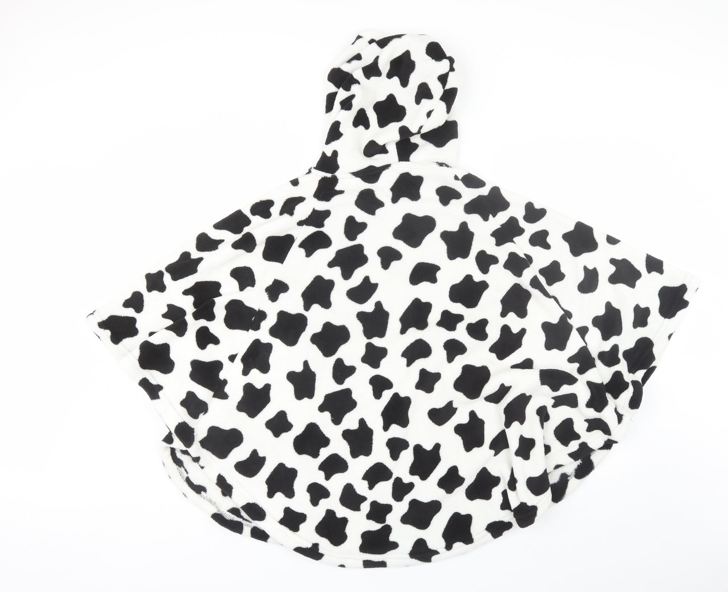 Tendresse Womens Black Animal Print Polyester  Robe One Size
