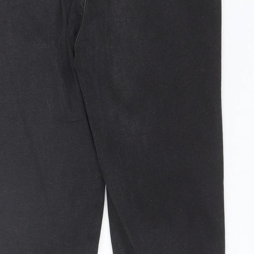 Denim Co Womens Black  Cotton Skinny Jeans Size 14 L28 in Regular