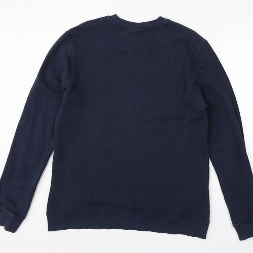 Trainspotter Mens Blue  Cotton Pullover Sweatshirt Size XL