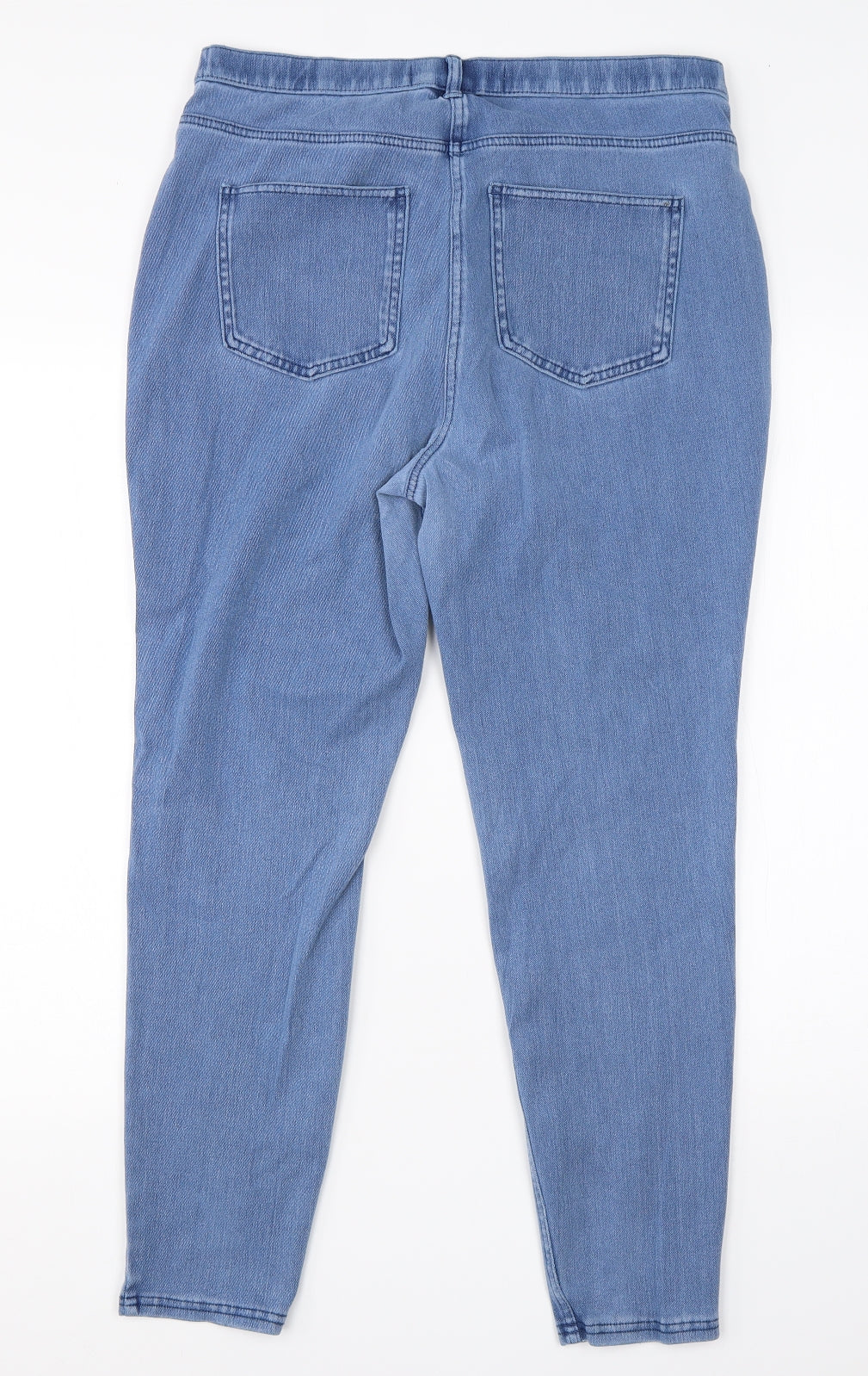 NEXT Womens Blue  Cotton Jegging Jeans Size 16 L24 in Regular