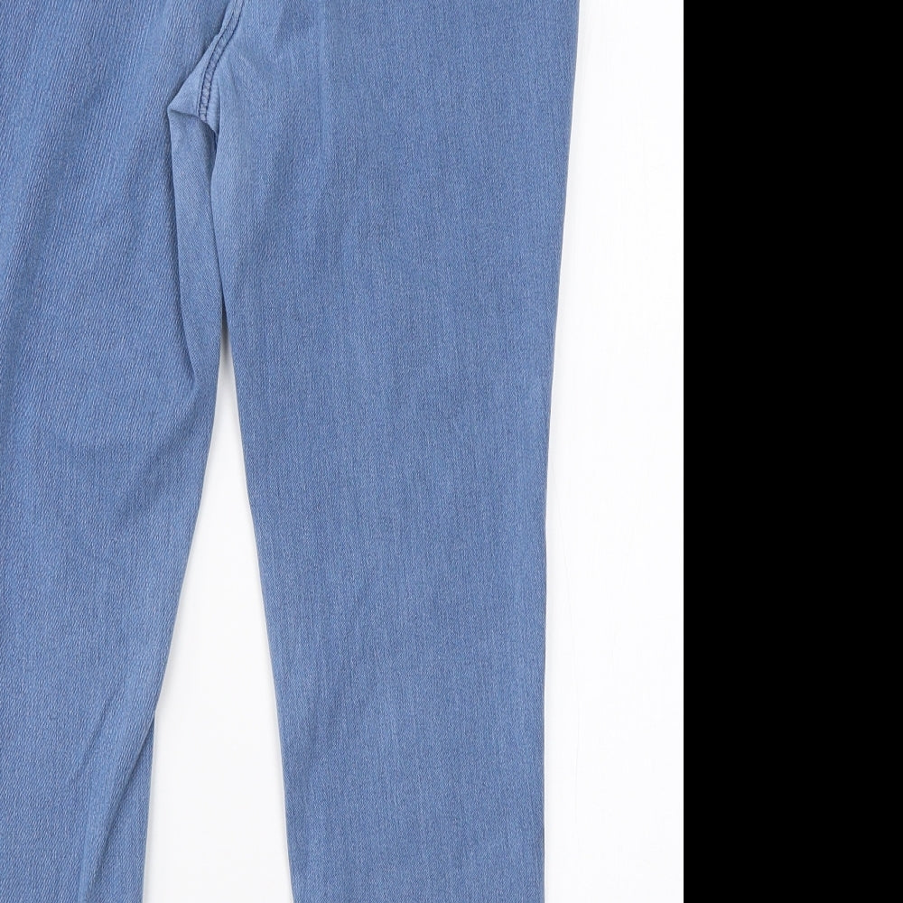 NEXT Womens Blue  Cotton Jegging Jeans Size 16 L24 in Regular